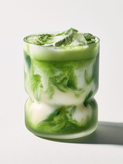 Matcha Latte Still Life Poster.