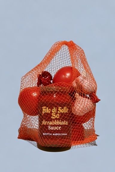 Tomato Net Still Life Photography Poster. poster detail