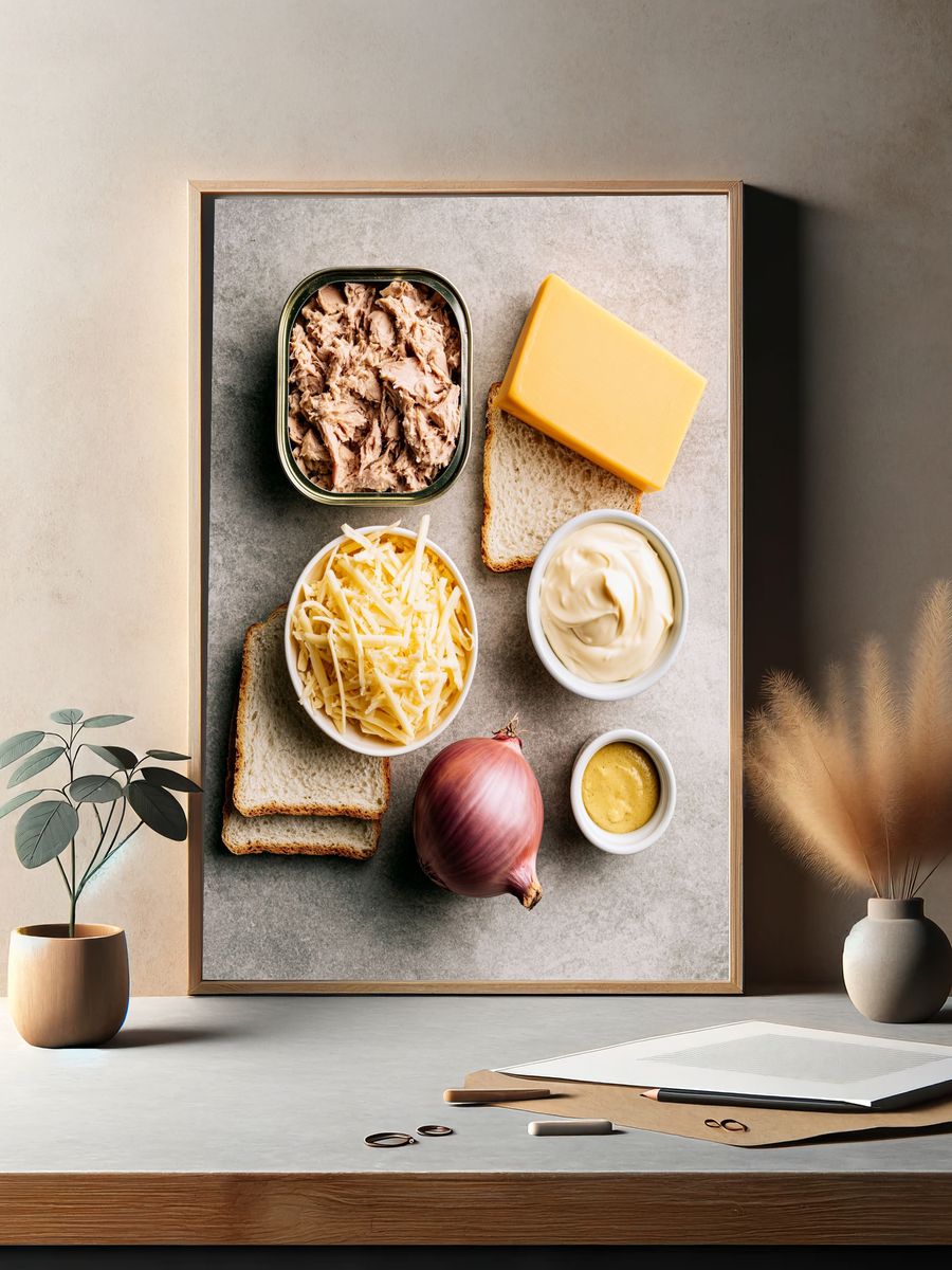 Sandwich Ingredients Food-Drink Poster. — room view 2