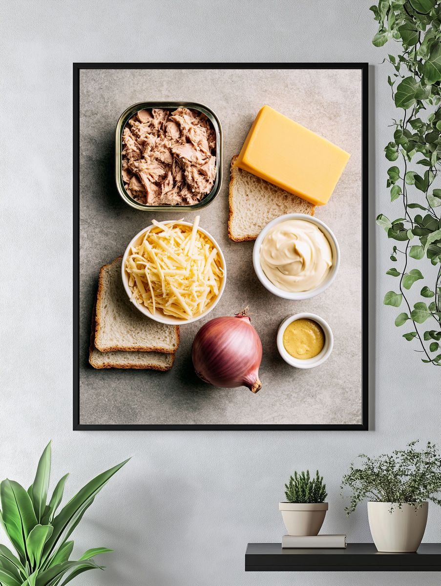 Sandwich Ingredients Food-Drink Poster. — room view 4