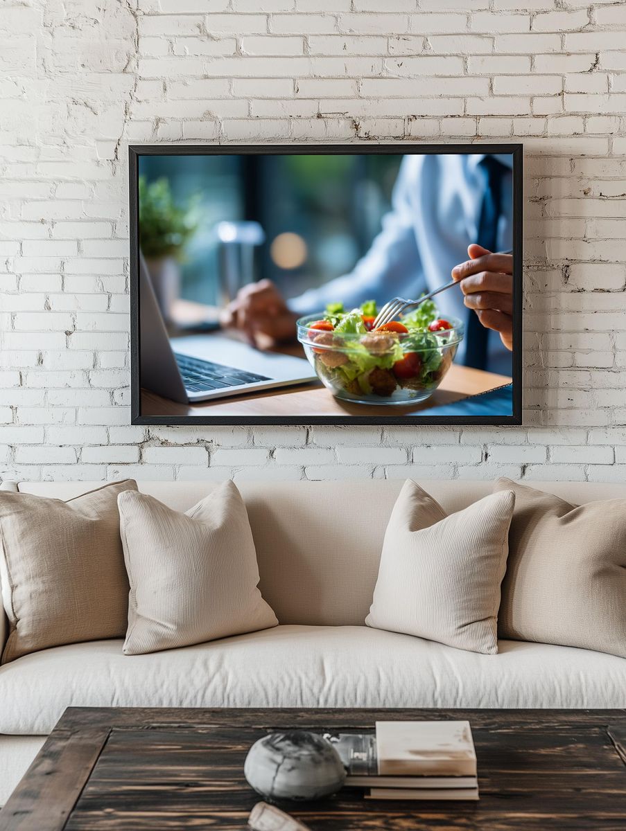 Healthy Work Lunch Photography Poster. room preview