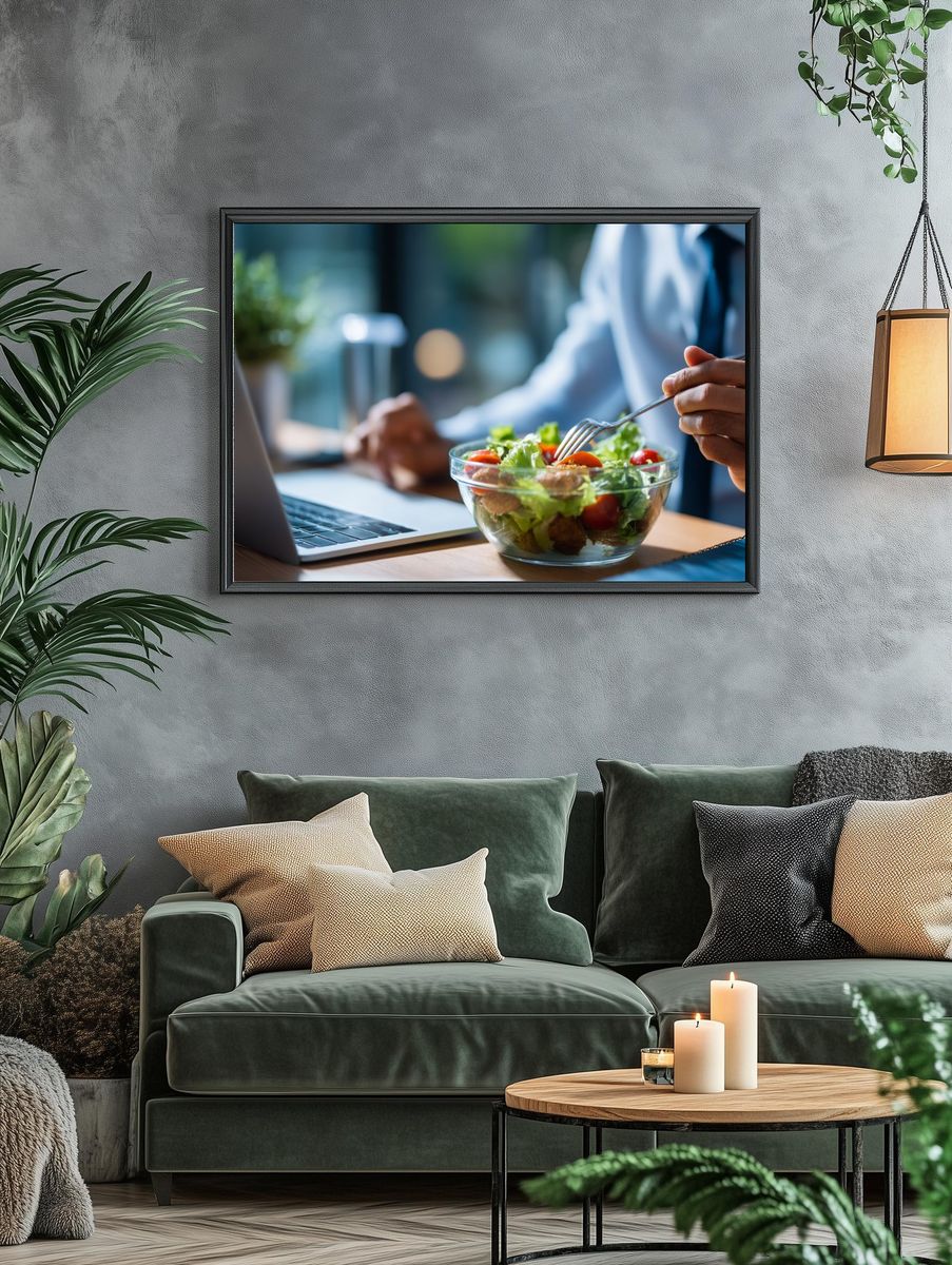 Healthy Work Lunch Photography Poster. — room view 4