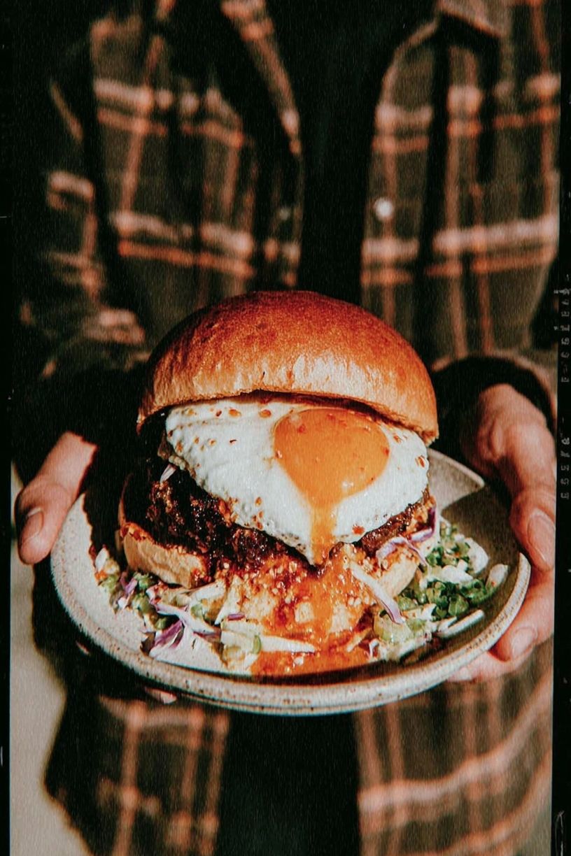 Gourmet Burger Food Photography Poster. poster — food-drink art