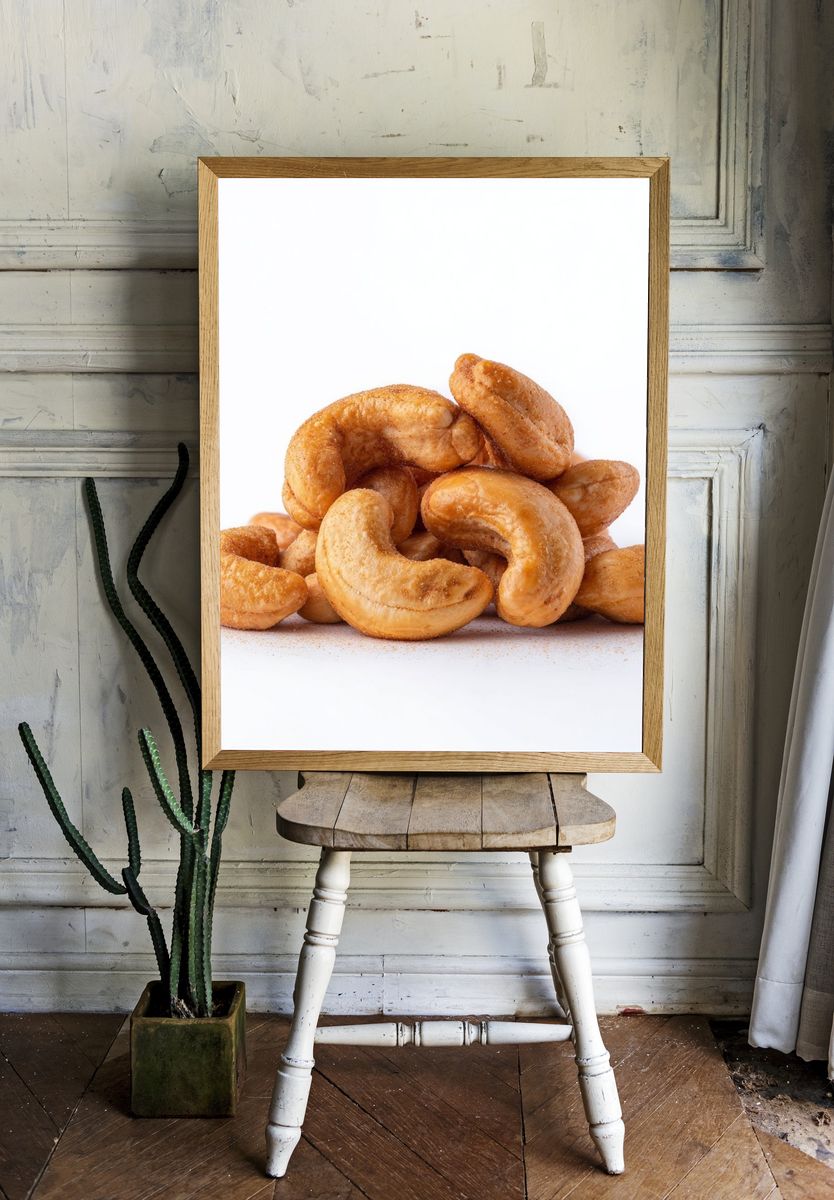 Cashew Nuts Food Photography Poster. room preview