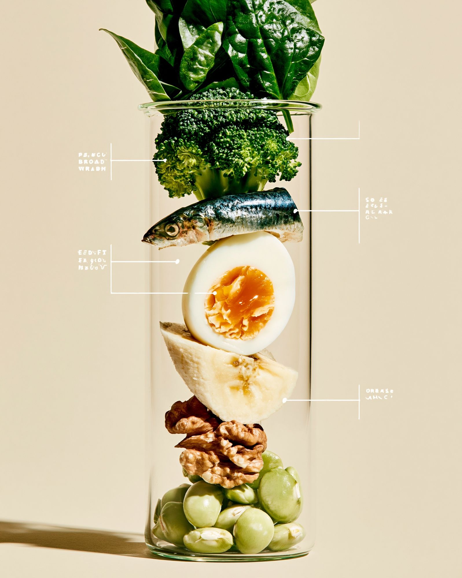 Layered Food Still Life Poster. poster — food-drink art