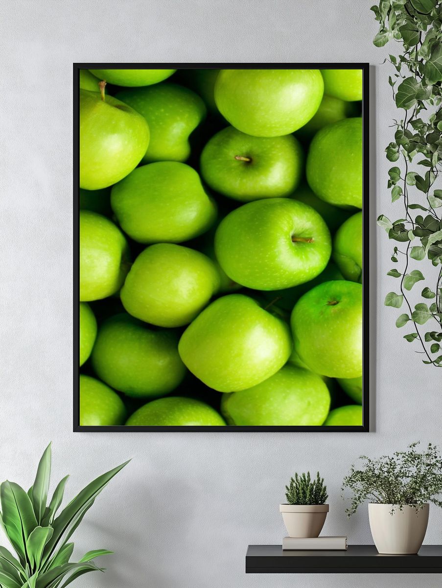 Green Apples — Food Print. — room view 4