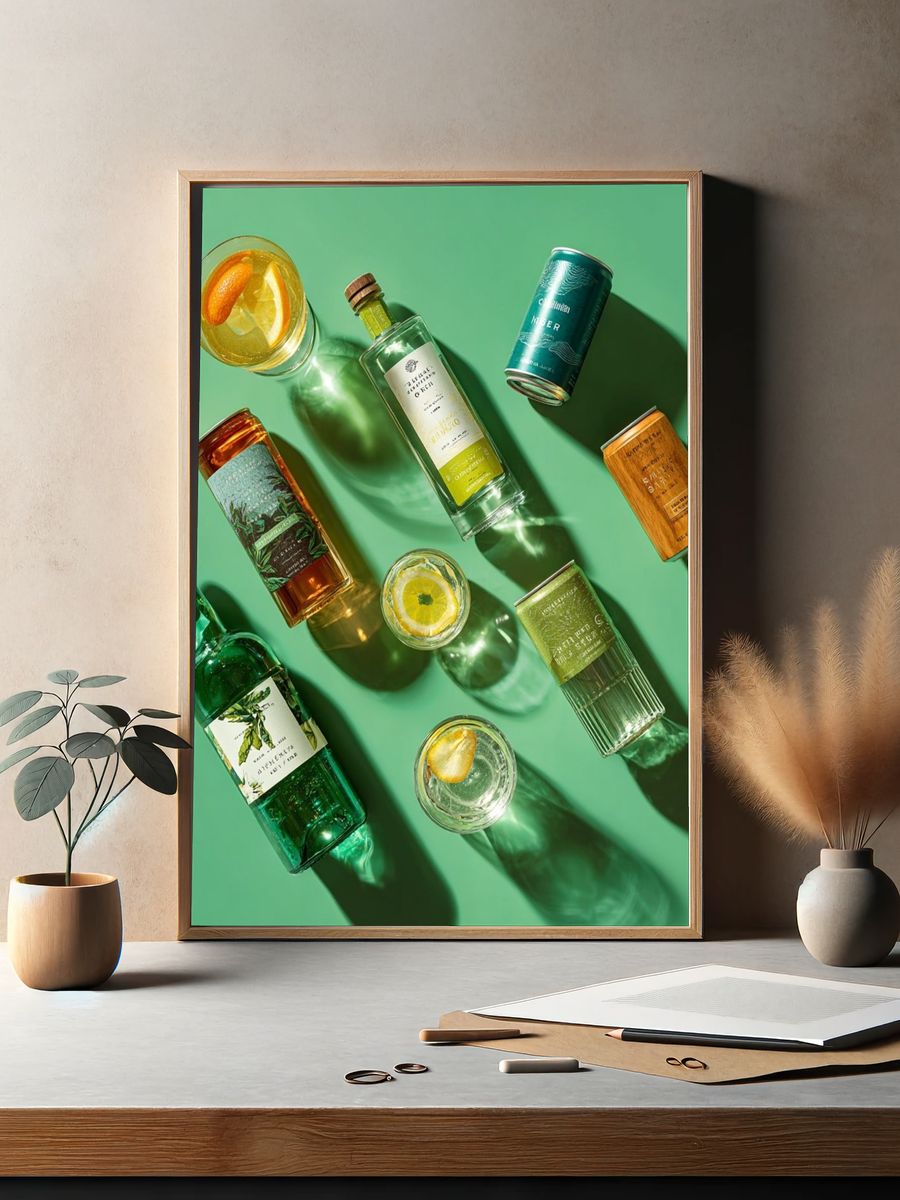 Refreshing Beverages — Food & Drink Print. — room view 2