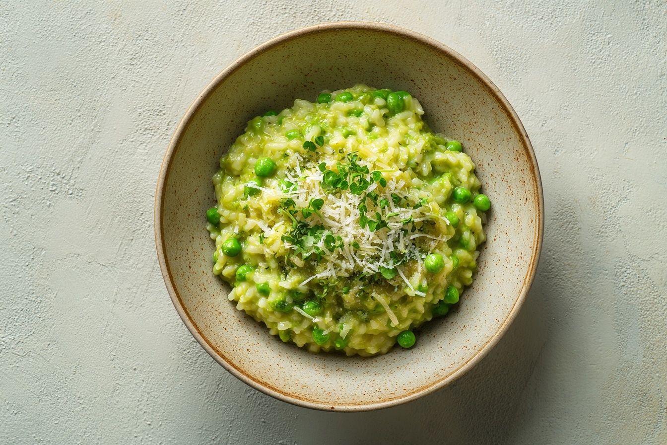 Green Pea Risotto — Food Print. poster detail