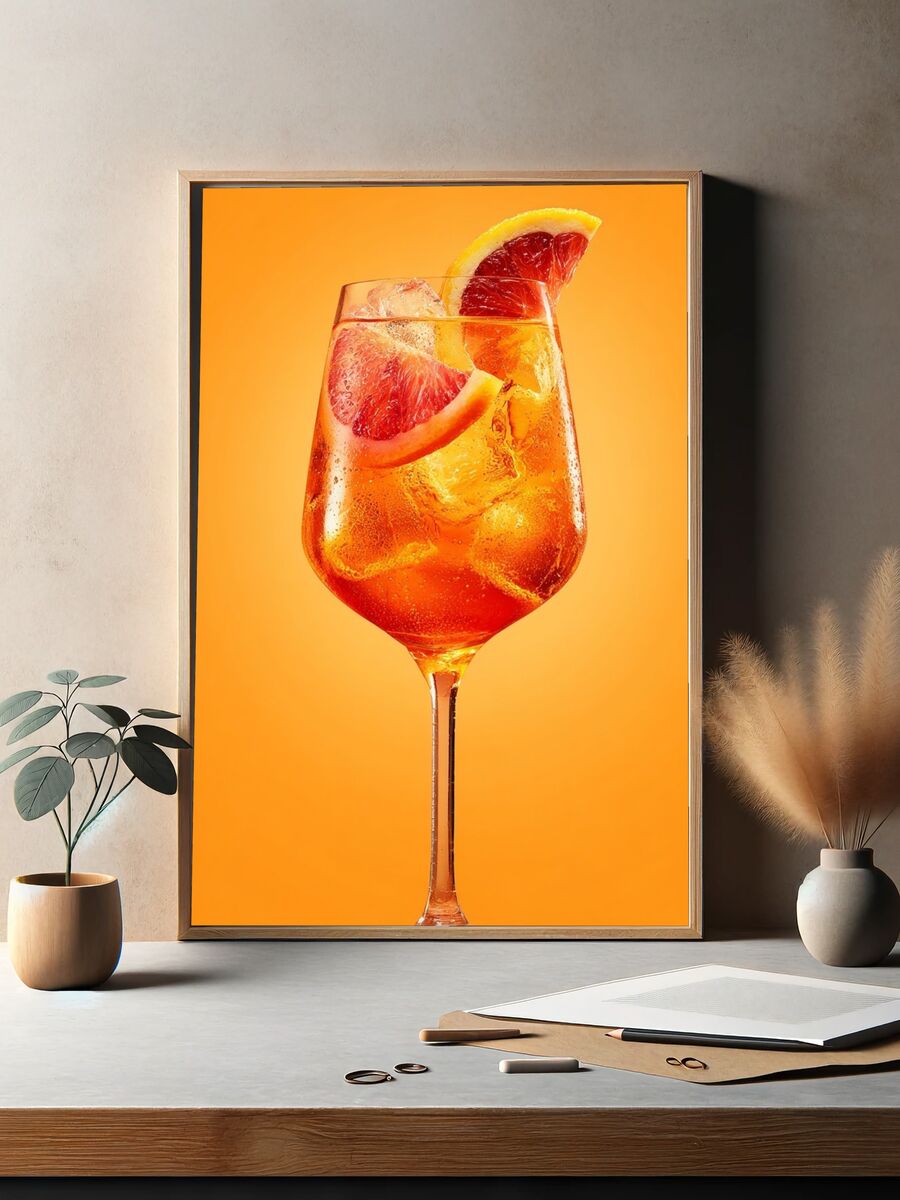 Refreshing Cocktail — Food & Drink Print. — room view 2