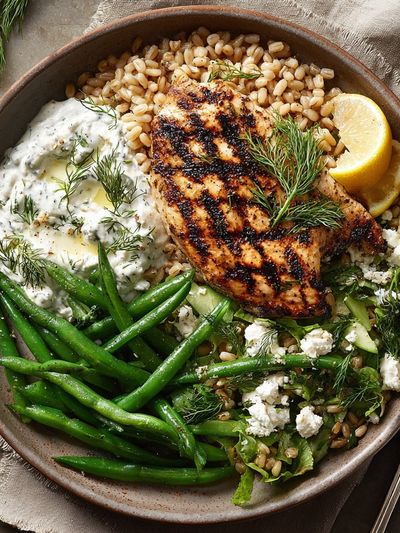 Grilled Chicken and Greens — Food Print.