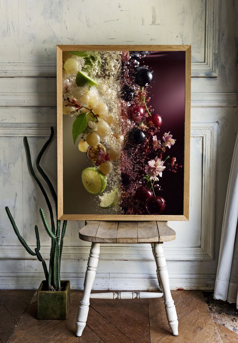 Refreshing Fruit Splash — Food & Drink Print room preview