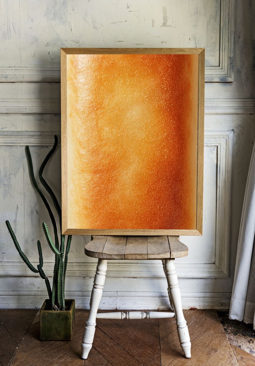 Golden Bread Loaf — Food Print room preview