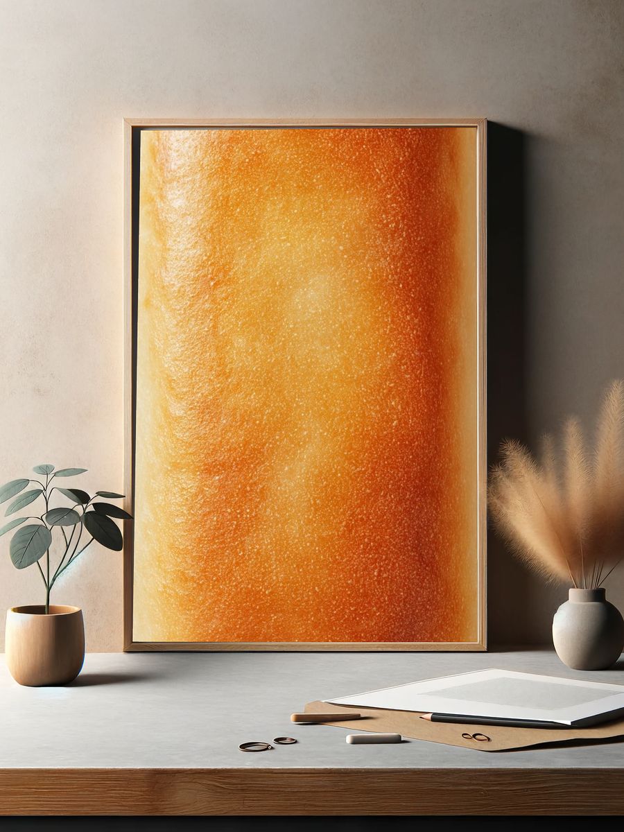 Golden Bread Loaf — Food Print. — room view 2