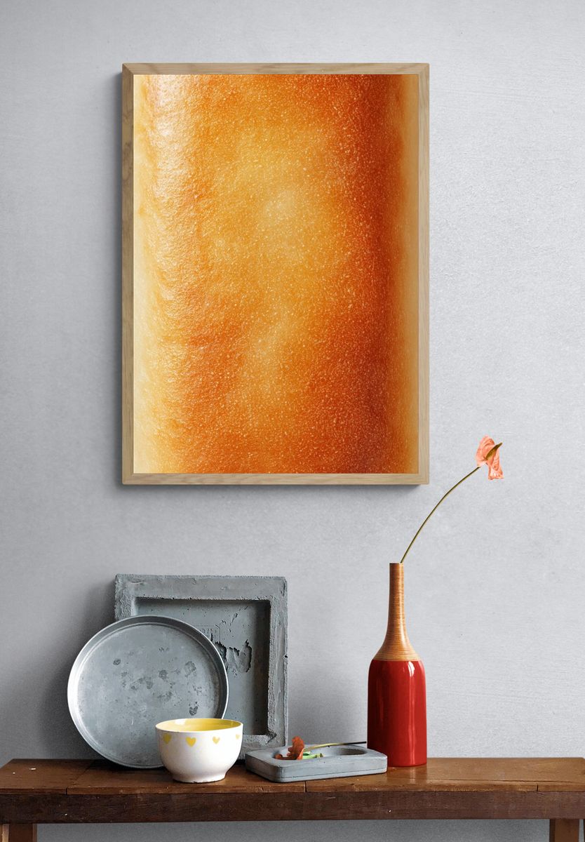 Golden Bread Loaf — Food Print. — room view 3
