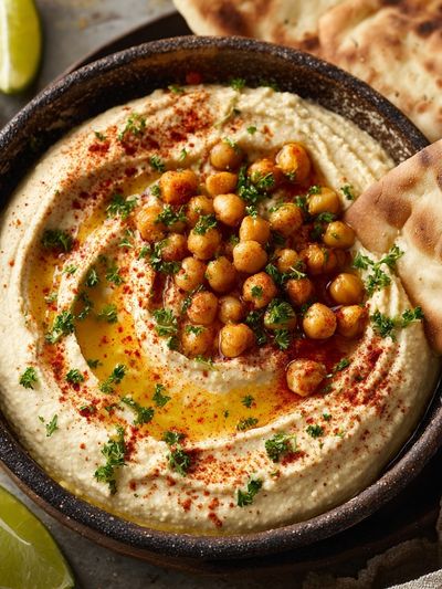 Delicious Hummus and Pita — Food Print