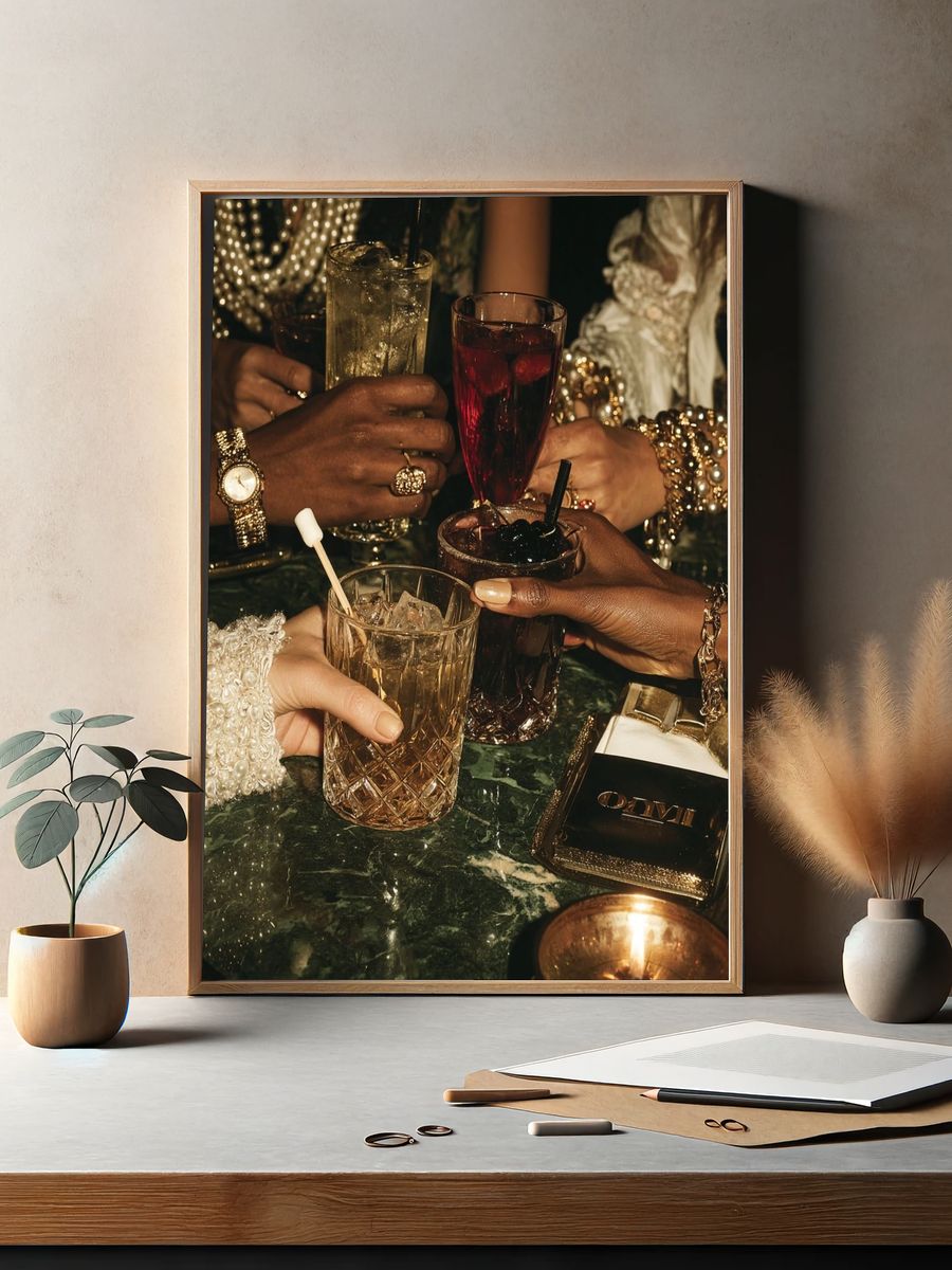 Cocktail Party — Photography Print. — room view 2