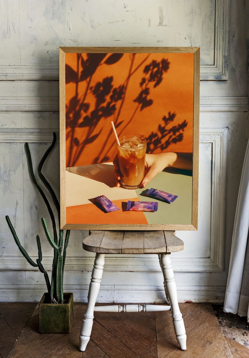 Iced Coffee and Treats — Food & Drink Print. room preview