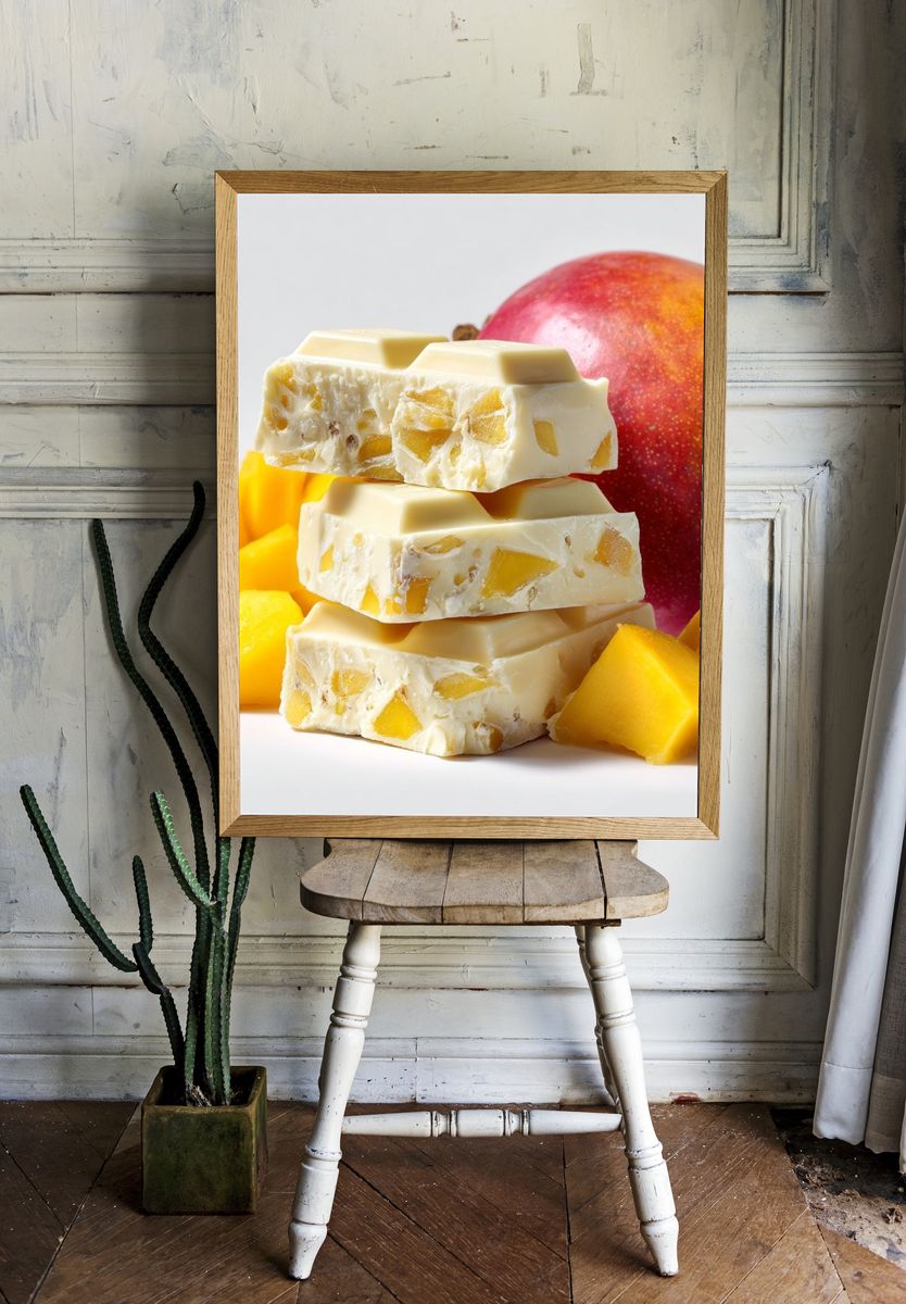 Mango White Chocolate Delight — Food Print room preview