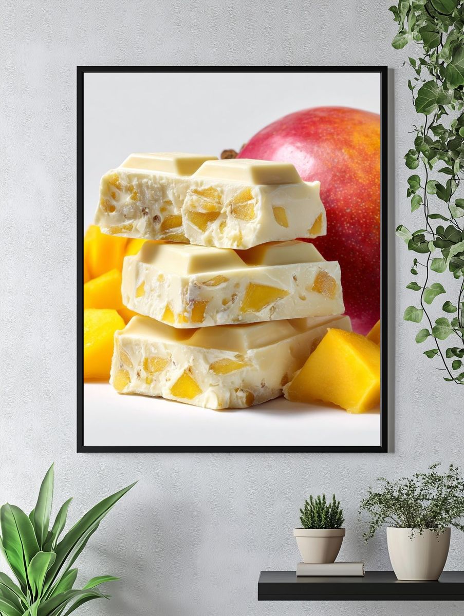 Mango White Chocolate Delight — Food Print. — room view 4