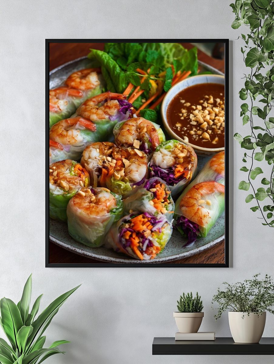 Shrimp Spring Rolls — Food Print. — room view 4