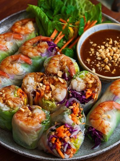 Shrimp Spring Rolls — Food Print.