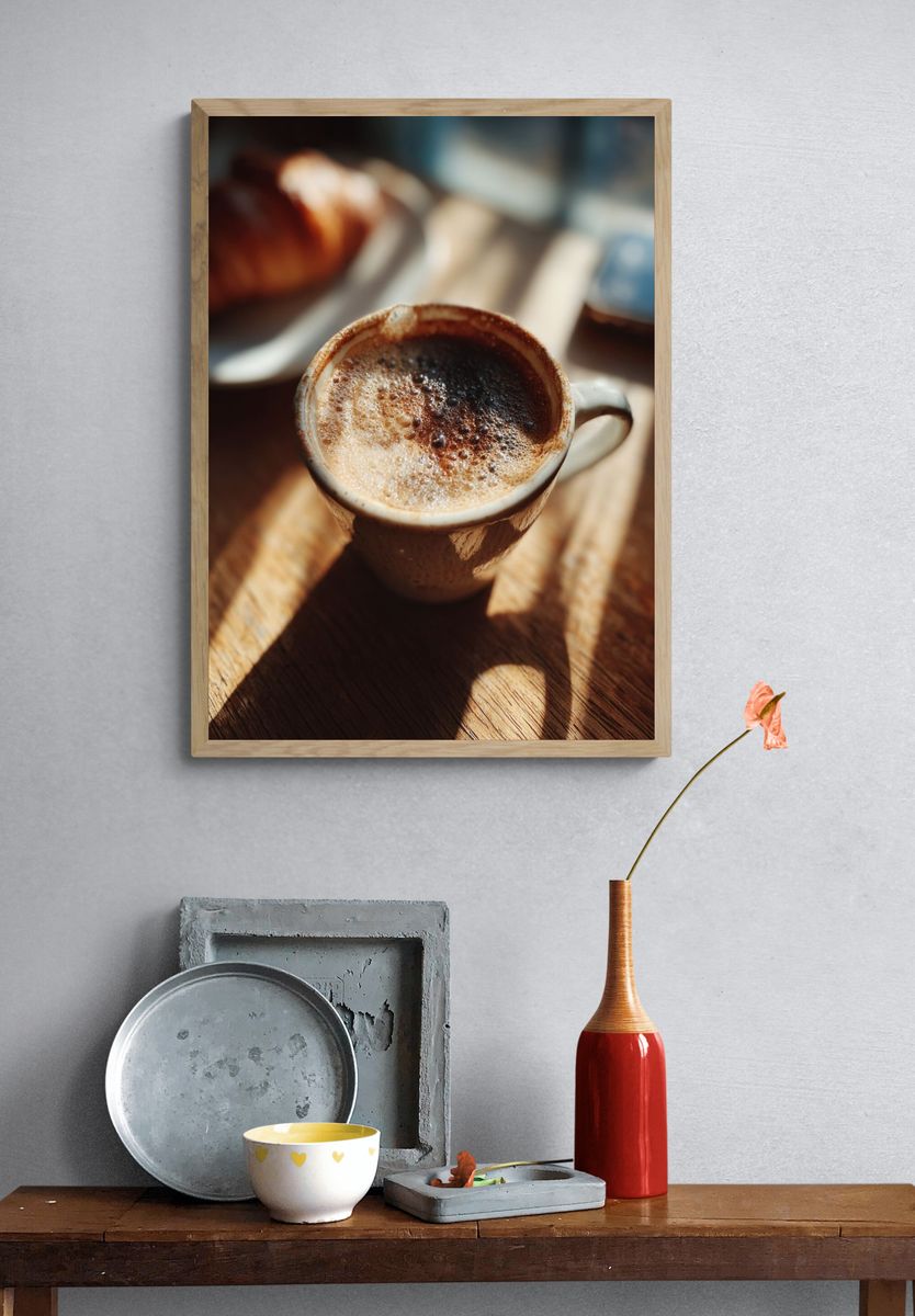 Coffee Cup — Food & Drink Print. — room view 3