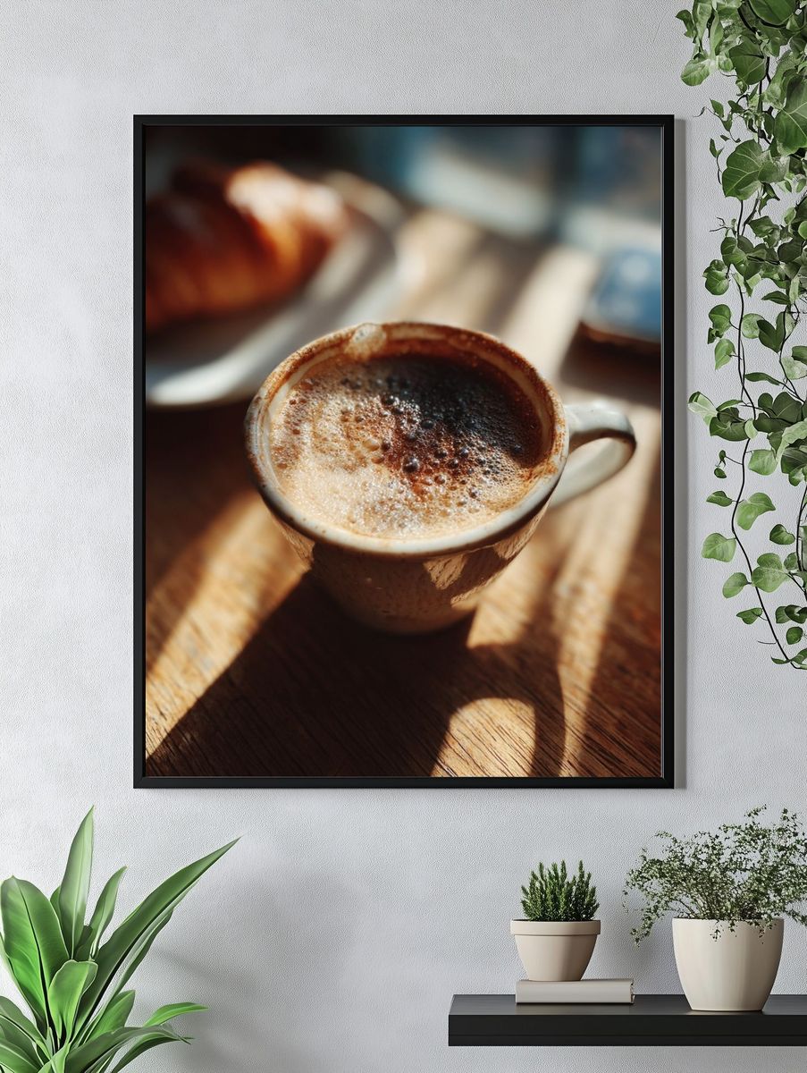 Coffee Cup — Food & Drink Print. — room view 4