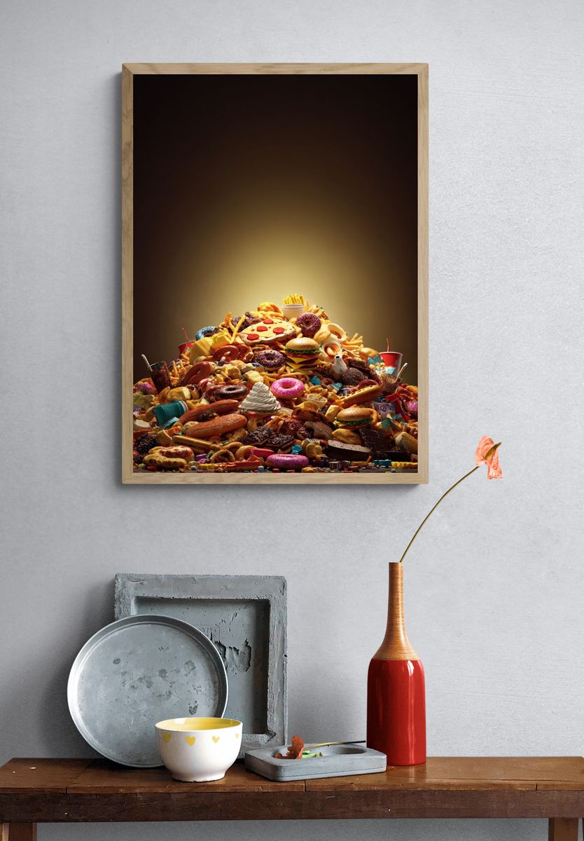 Food Mountain — Fun Print. — room view 3