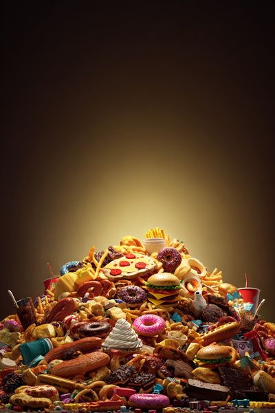 Food Mountain — Fun Print