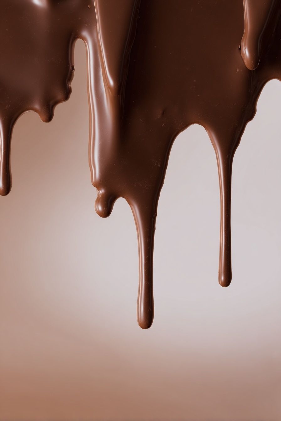 Melting Chocolate Drips — Food Print. poster detail