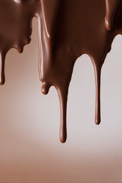 Melting Chocolate Drips — Food Print.