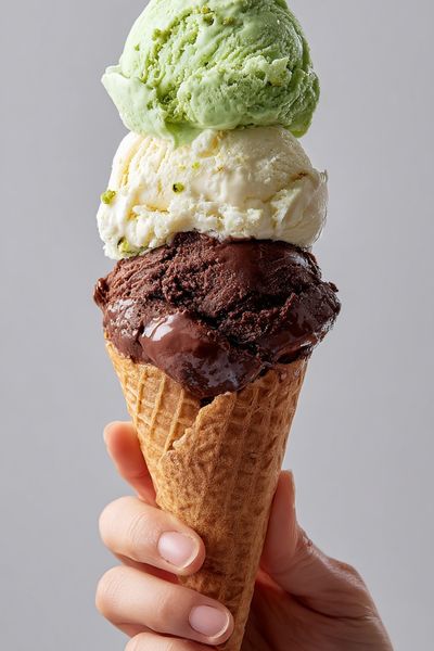 Ice Cream Cone — Food Print.