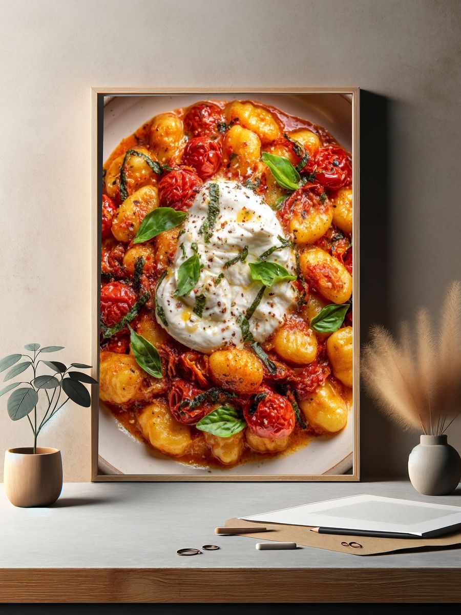 Gnocchi with Burrata — Food Print. — room view 2