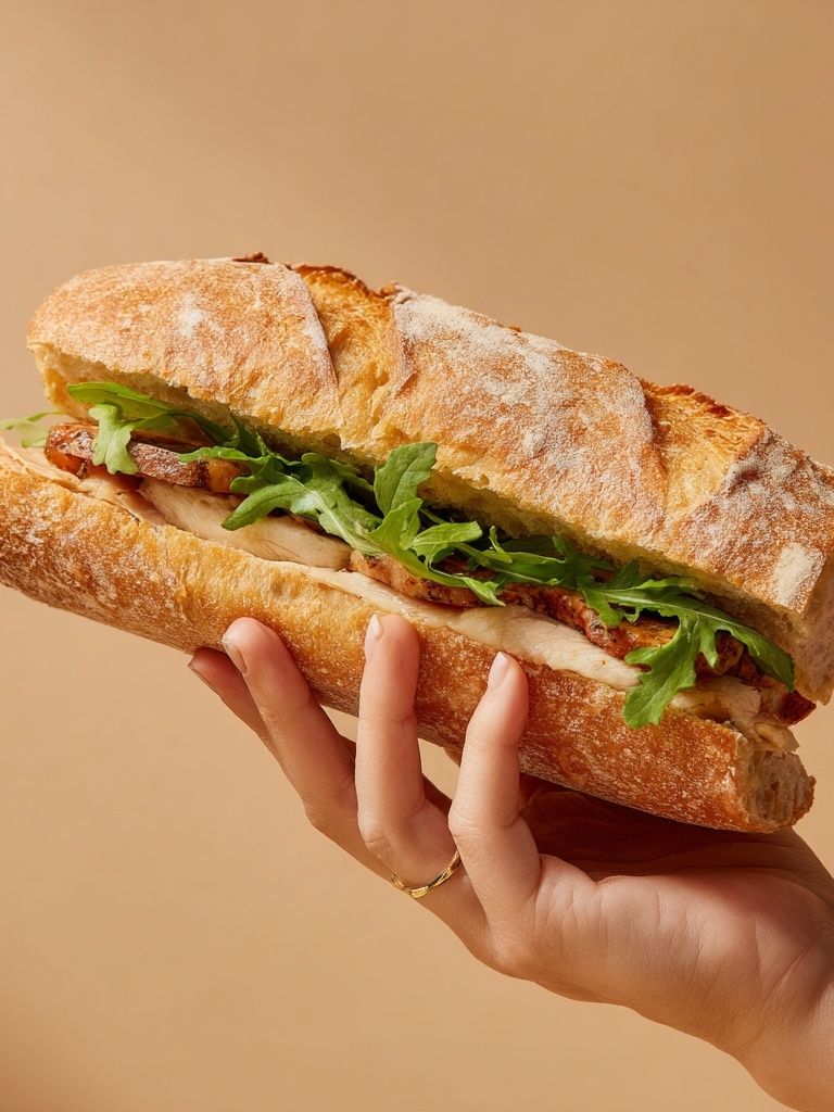 Gourmet Sandwich — Food Print. poster detail