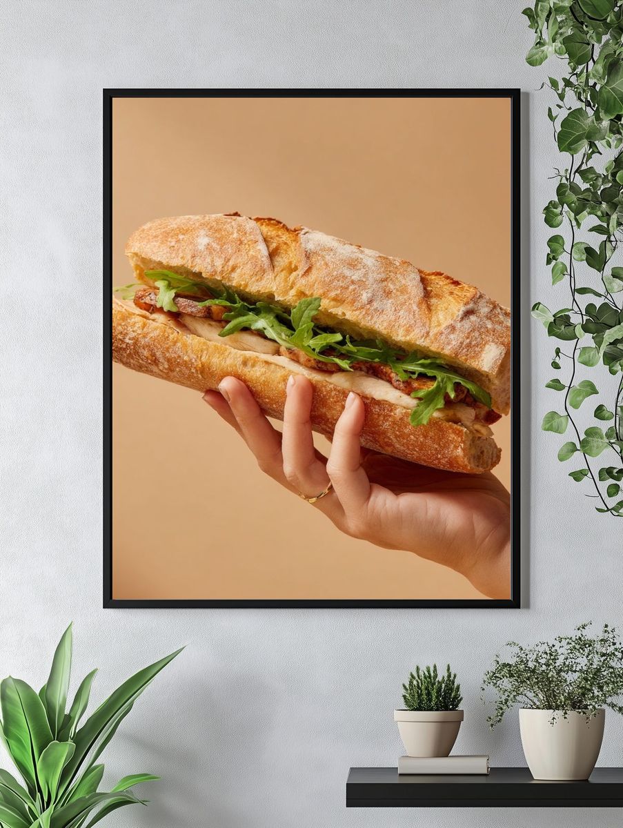 Gourmet Sandwich — Food Print. — room view 4