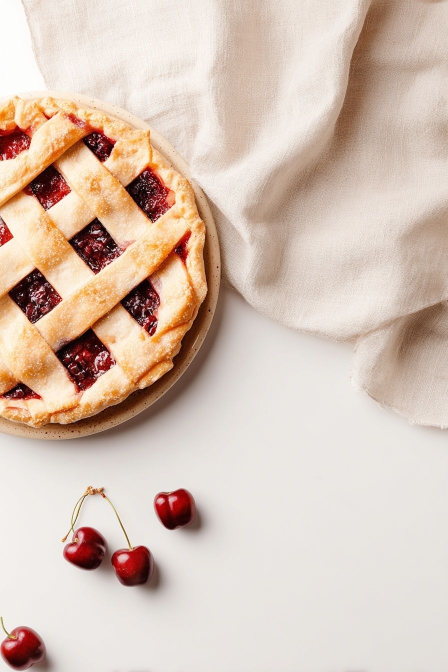 Cherry Pie — Food Print. poster — food-drink art