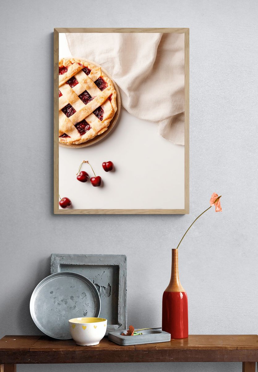 Cherry Pie — Food Print. — room view 3