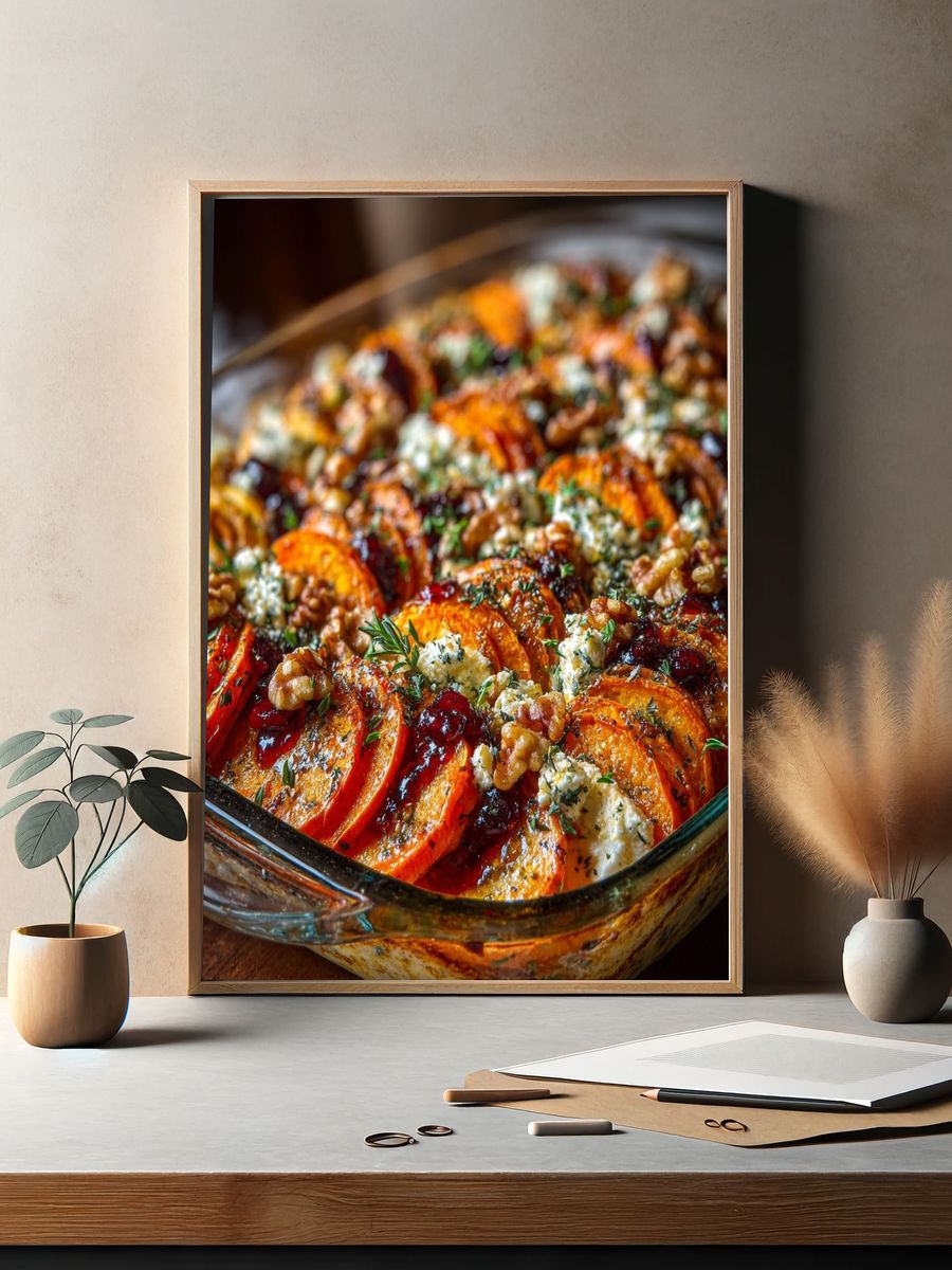 Sweet Potato Casserole — Food Print. — room view 2