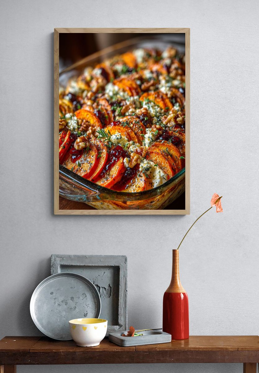 Sweet Potato Casserole — Food Print. — room view 3