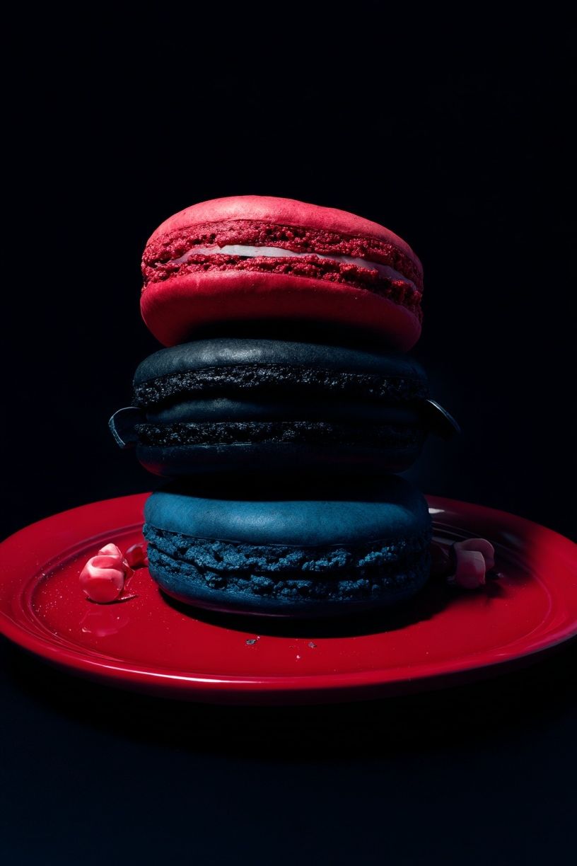 Colorful Macarons — Food Print. poster — food-drink art