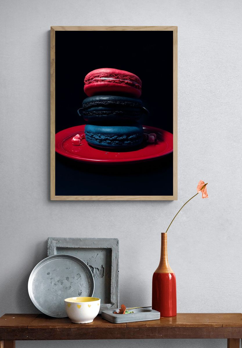 Colorful Macarons — Food Print. — room view 3