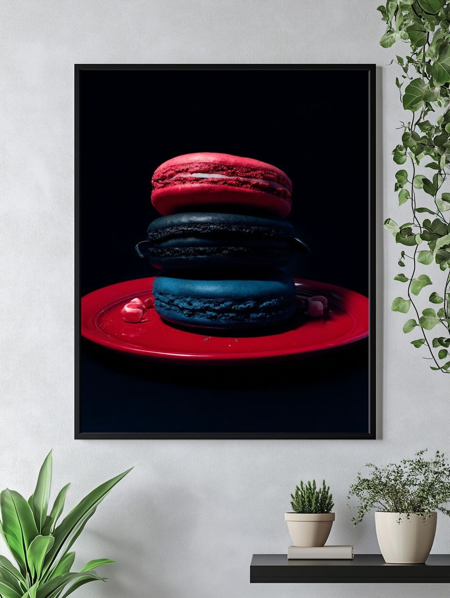 Colorful Macarons — Food Print. — room view 4