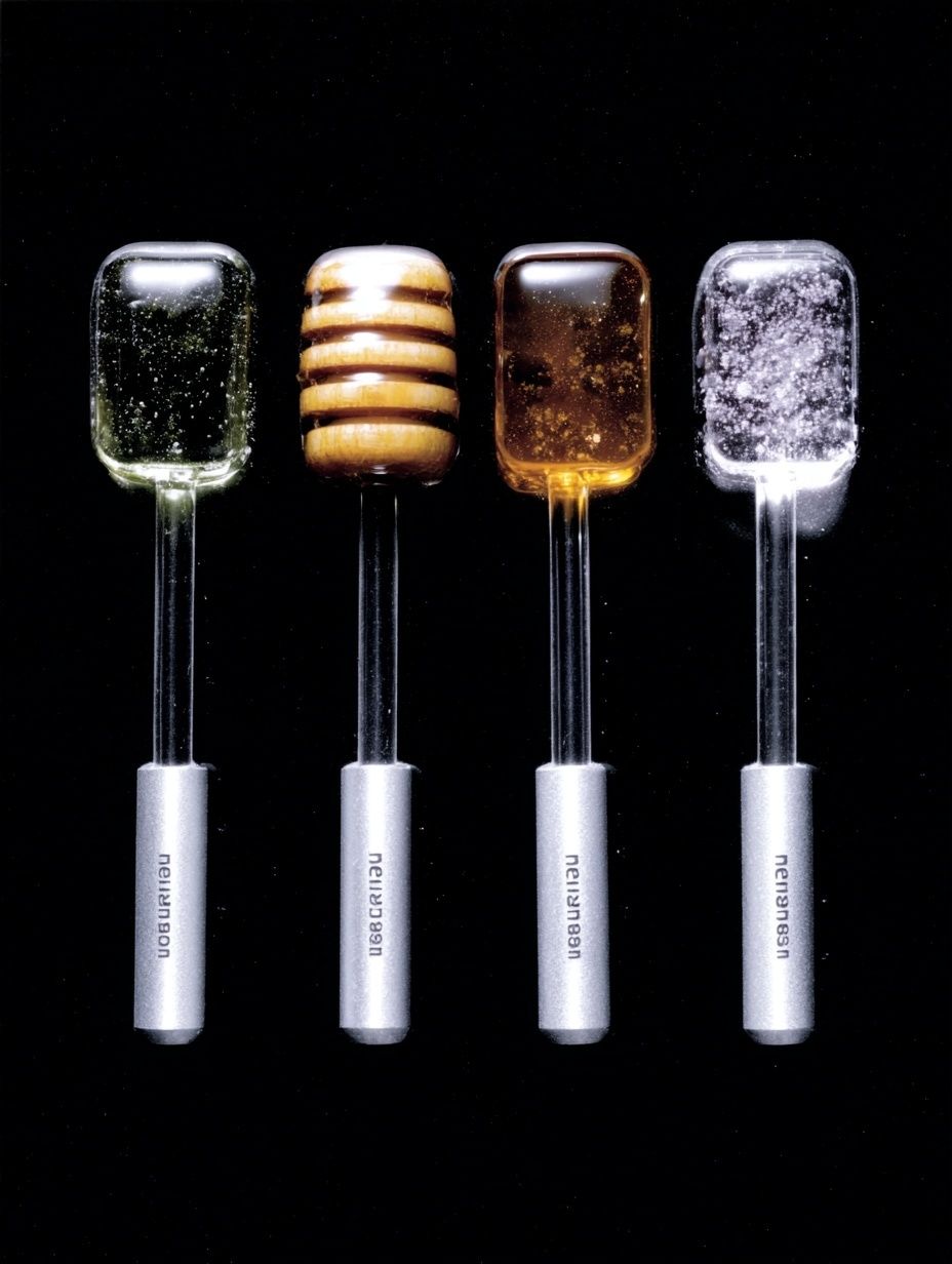 Artisan Honey Dippers — Food Photography Print. poster — photography art