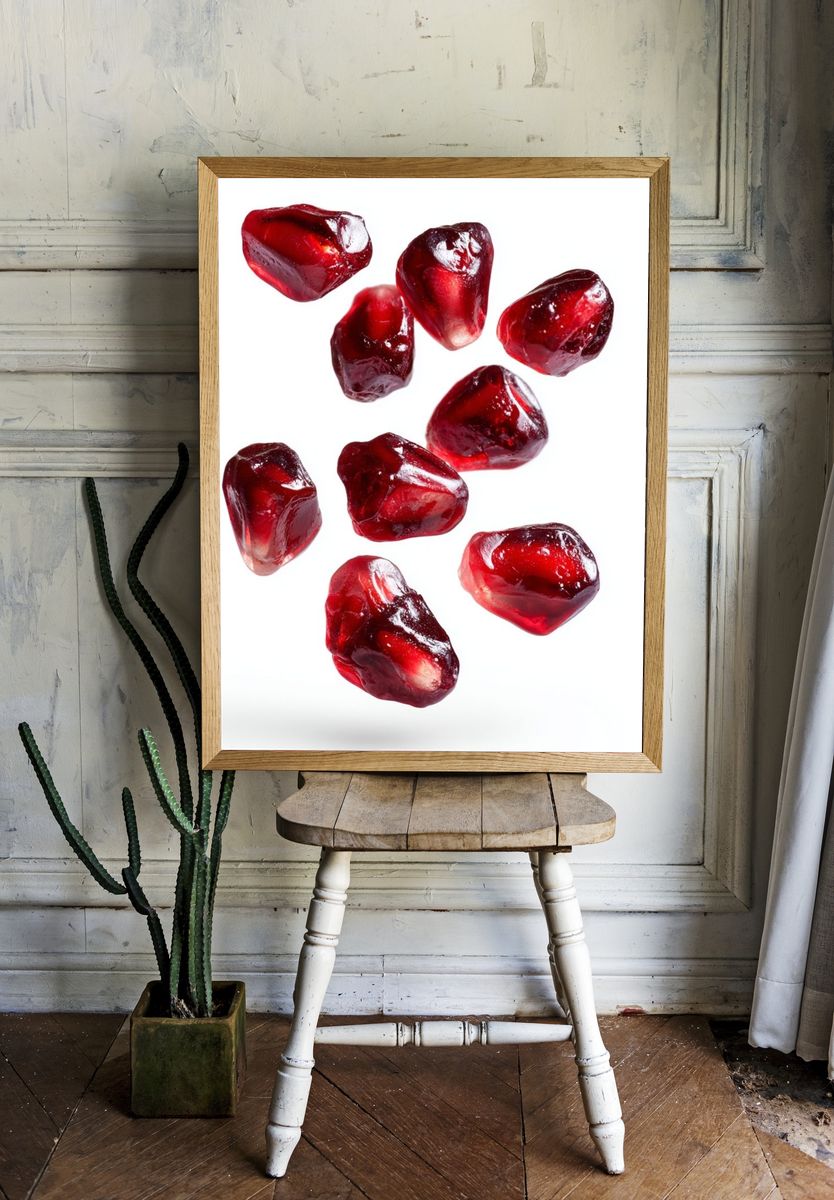 Pomegranate Seeds — Food Print. — room view 1