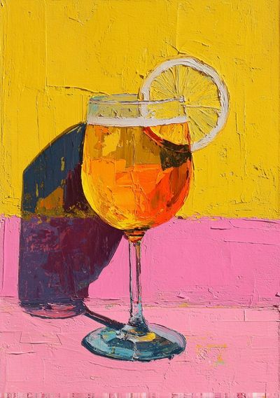 Refreshing Drink — Colorful Art Print. poster