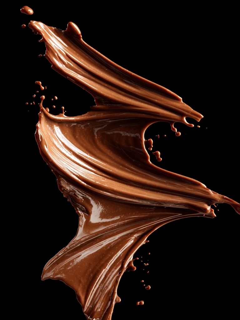 Chocolate Splash — Photography Print. poster — food-drink art