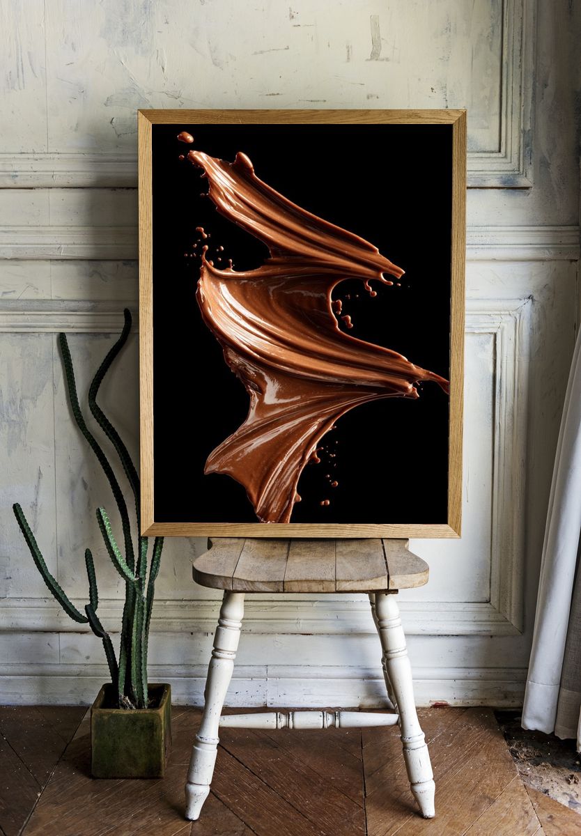 Chocolate Splash — Photography Print room preview