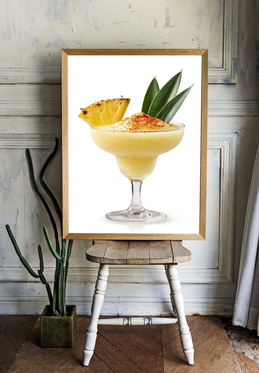 Pineapple Margarita — Food & Drink Print. — room view 1