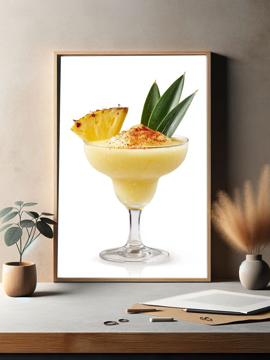 Pineapple Margarita — Food & Drink Print. — room view 2