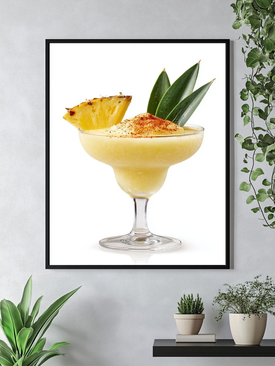 Pineapple Margarita — Food & Drink Print. — room view 4